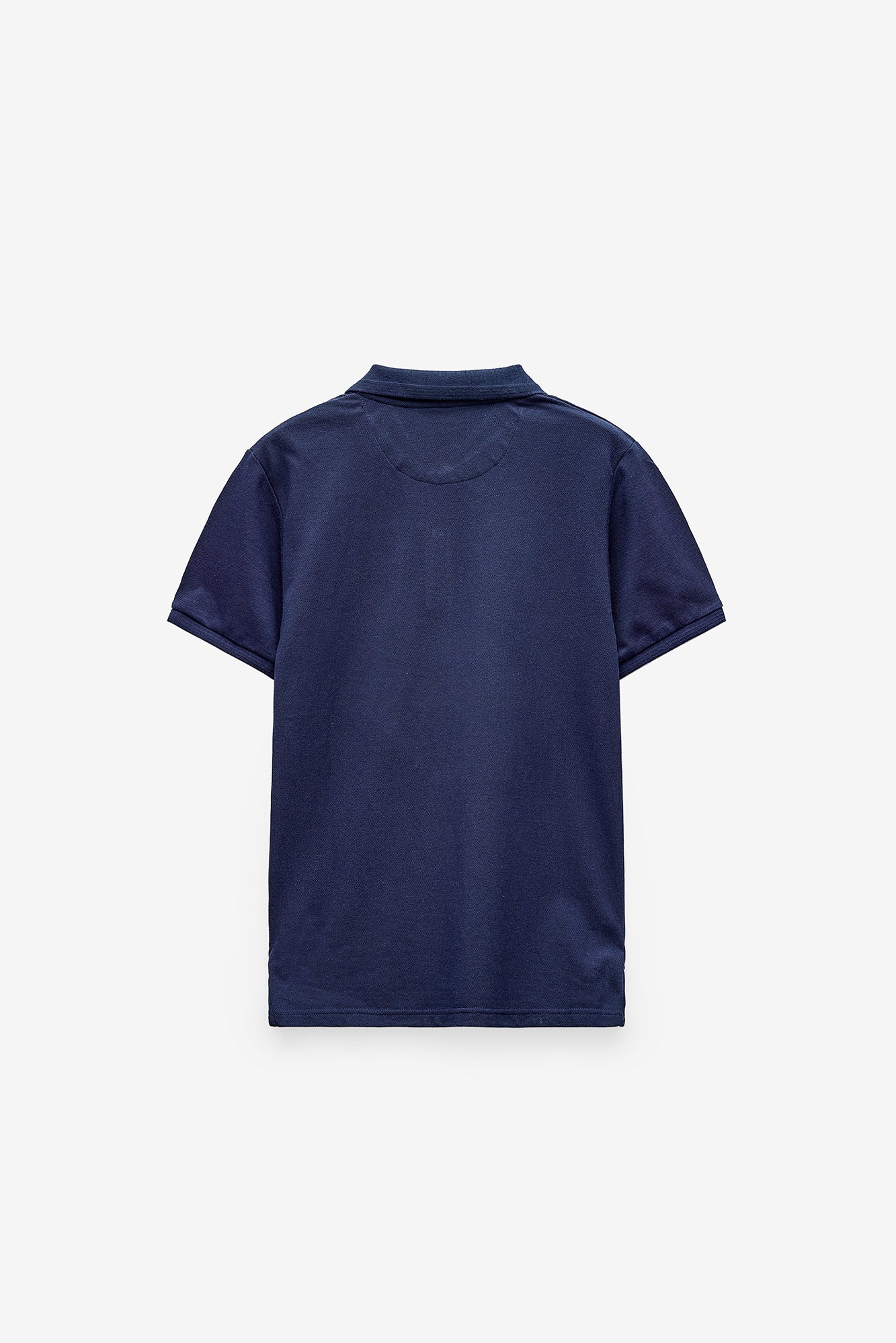 POLO HOMEM M.CURTA BÀSICO EM MELANGE - DARK NAVY
