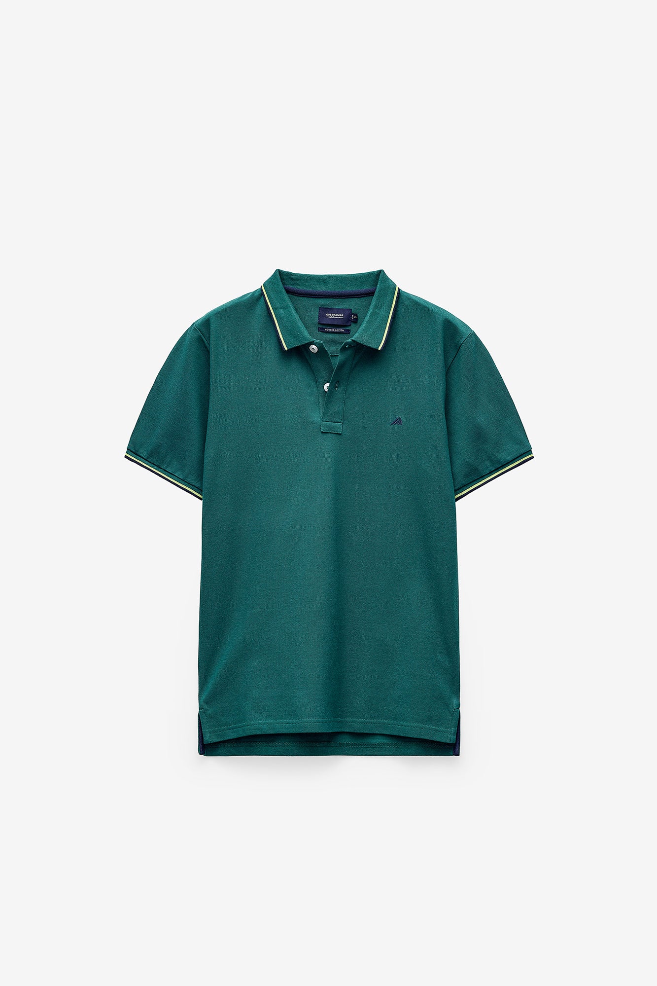 POLO 100% ALGODÃO COM RISCAS NO RIB