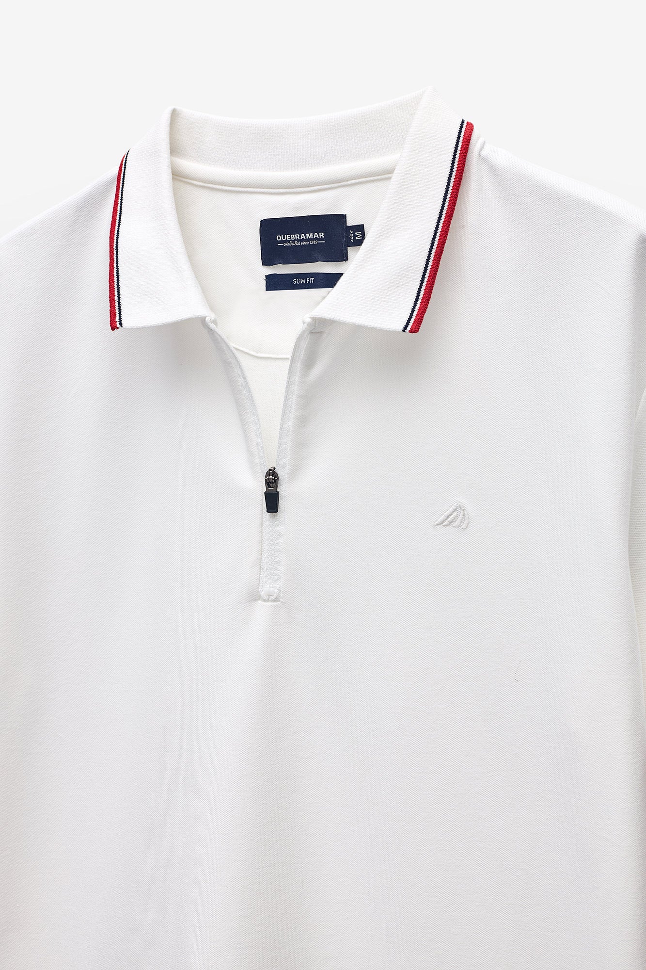 POLO MICRO PIQUET COM FECHO