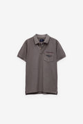 POLO EM PIQUET SLUB COM BOLSO