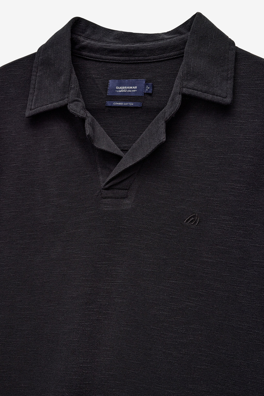 POLO CON TAPETA LARGA EN SLUB