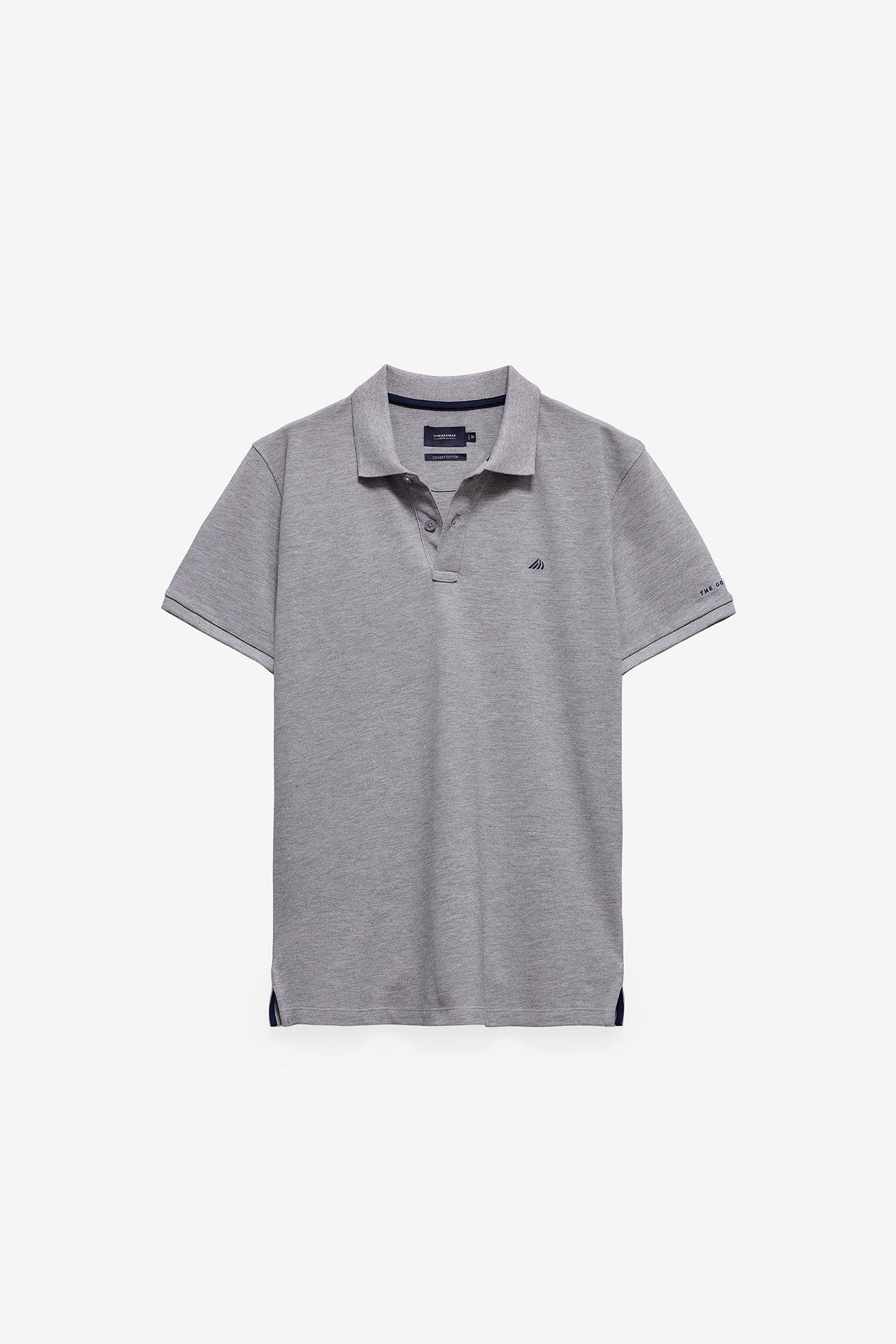 POLO PIQUET COM LOGO A CONTRASTE