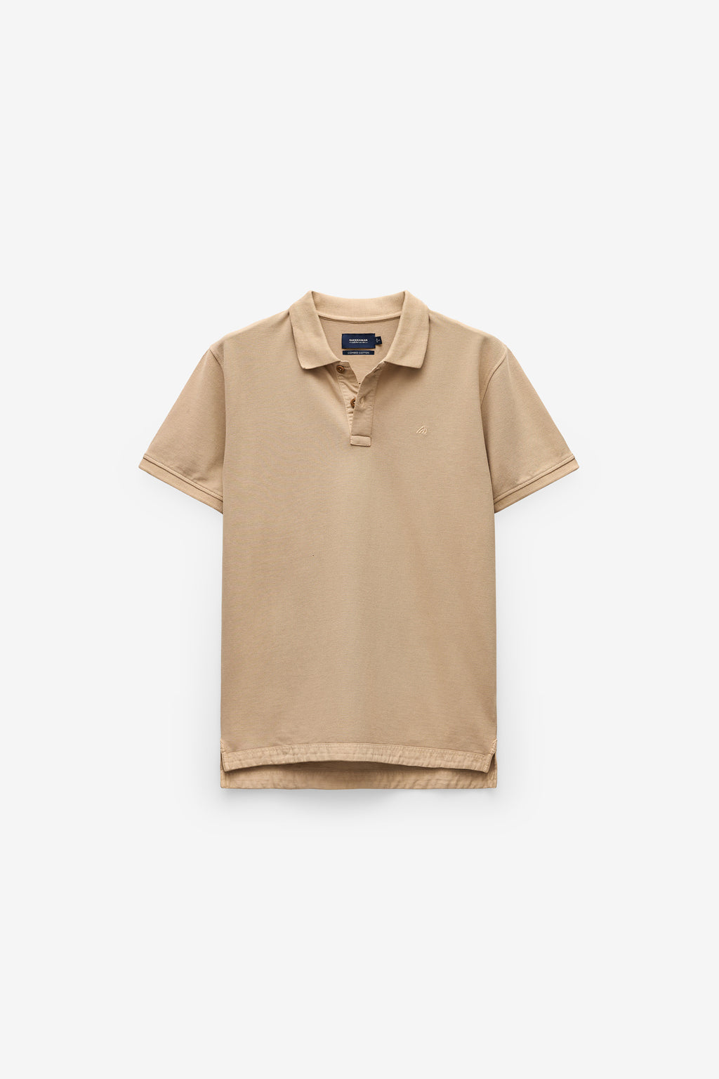 POLO PIQUET LISO COM BORDADO