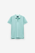 POLO PIQUET LISO COM BORDADO