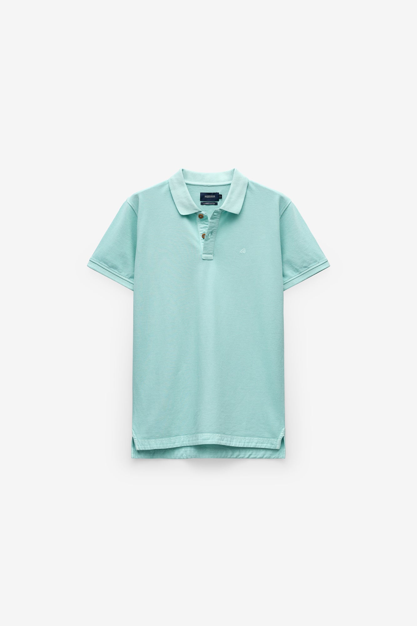 POLO PIQUET LISO COM BORDADO