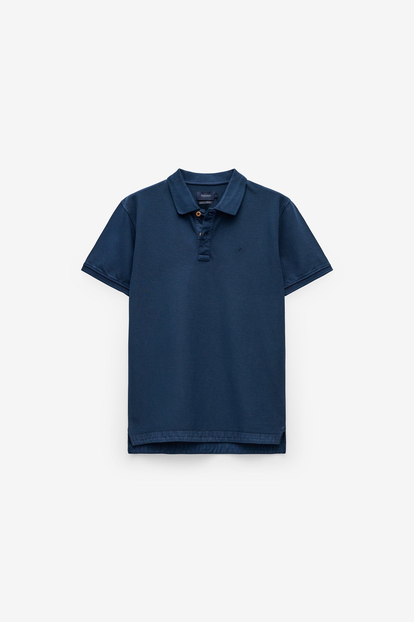POLO PIQUET LISO COM BORDADO