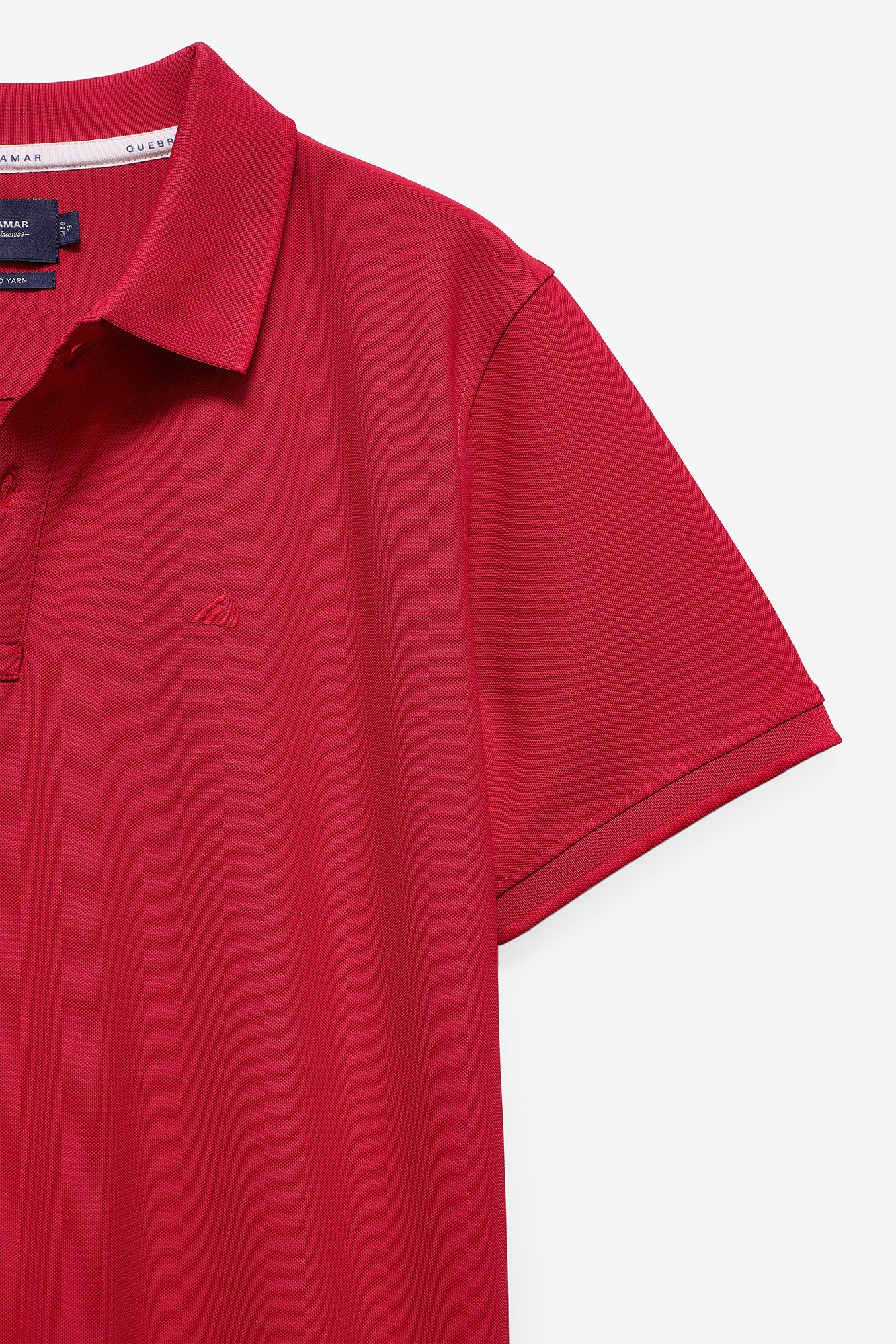 POLO EM MELANGE PIQUET