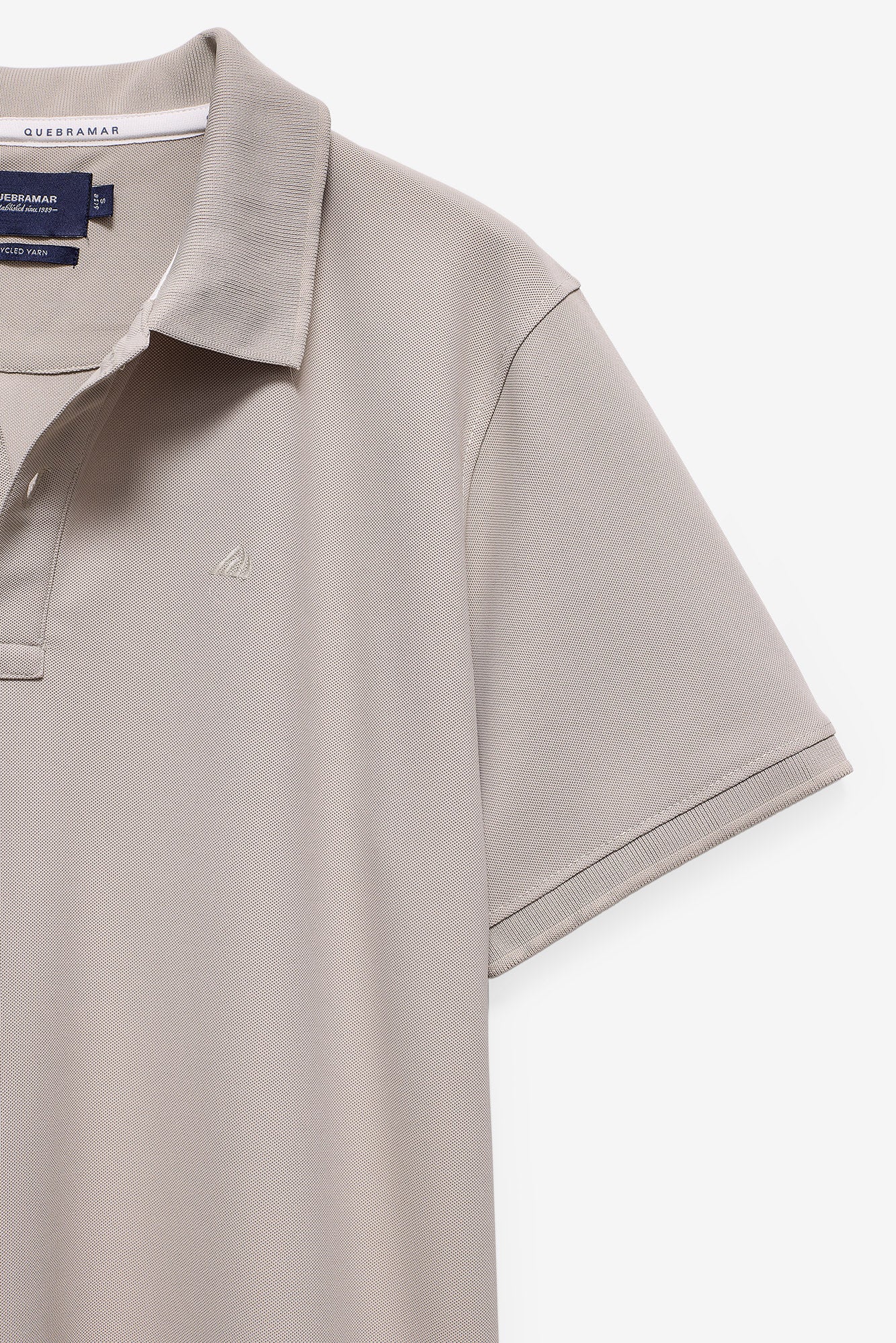 POLO EM MELANGE PIQUET