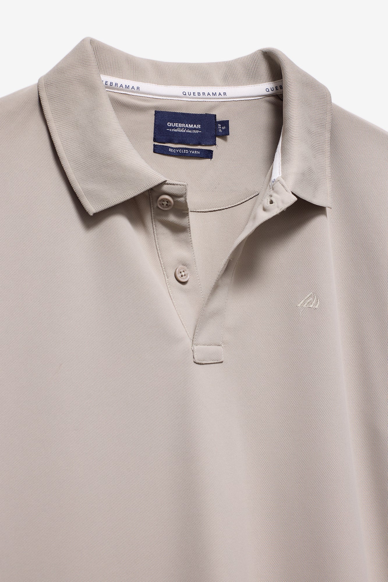 POLO EM MELANGE PIQUET