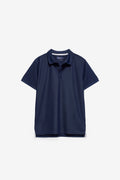 Polo de piqué jaspeado
