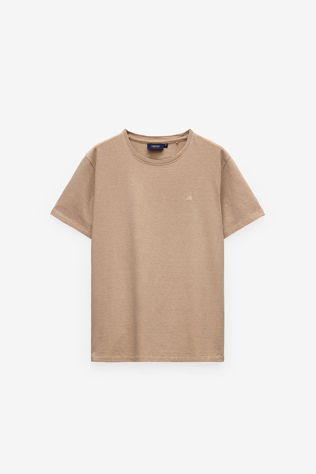 T-SHIRT EM ALGODÃO E LINHO