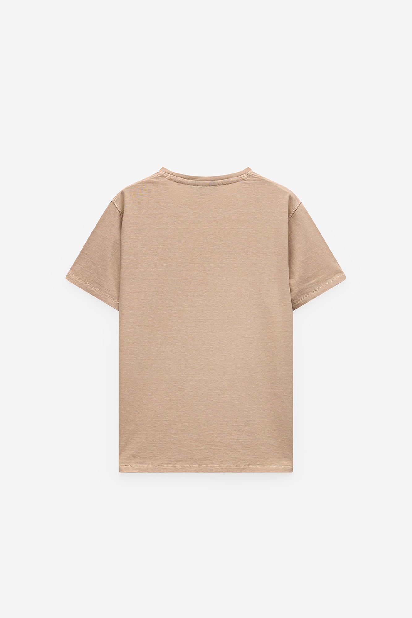 T-SHIRT EM ALGODÃO E LINHO