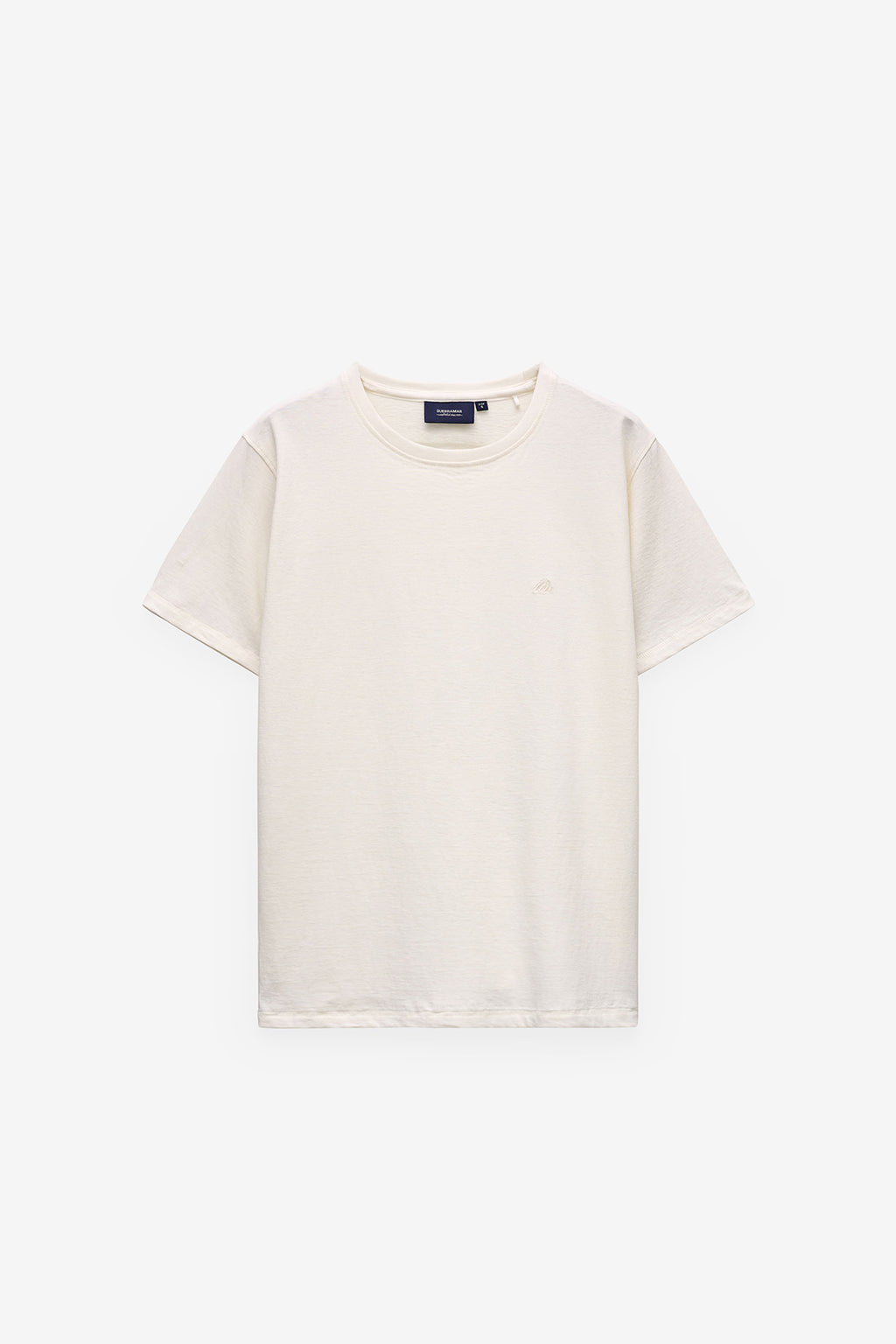 T-SHIRT EM ALGODÃO E LINHO