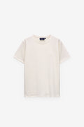 T-SHIRT EM ALGODÃO E LINHO