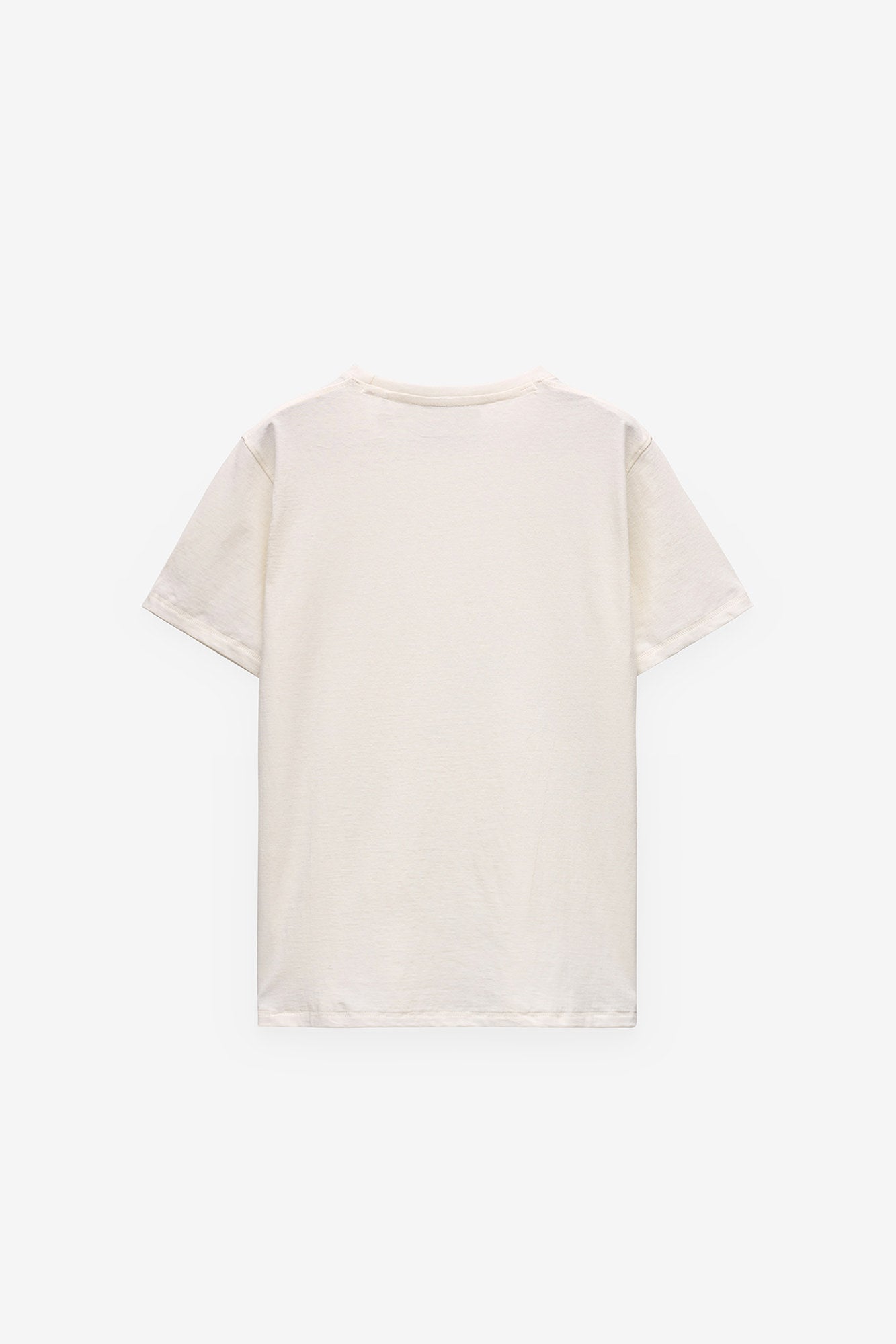 T-SHIRT EM ALGODÃO E LINHO