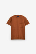 T SHIRT EM SLUB COM BOLSO