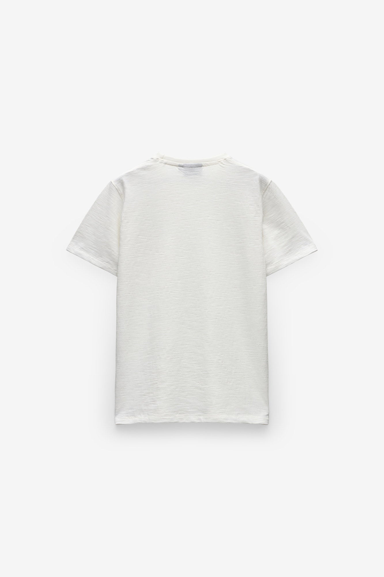 CAMISETA SLUB CON BOLSILLO