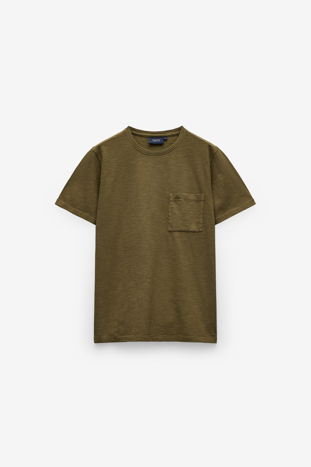 CAMISETA SLUB CON BOLSILLO