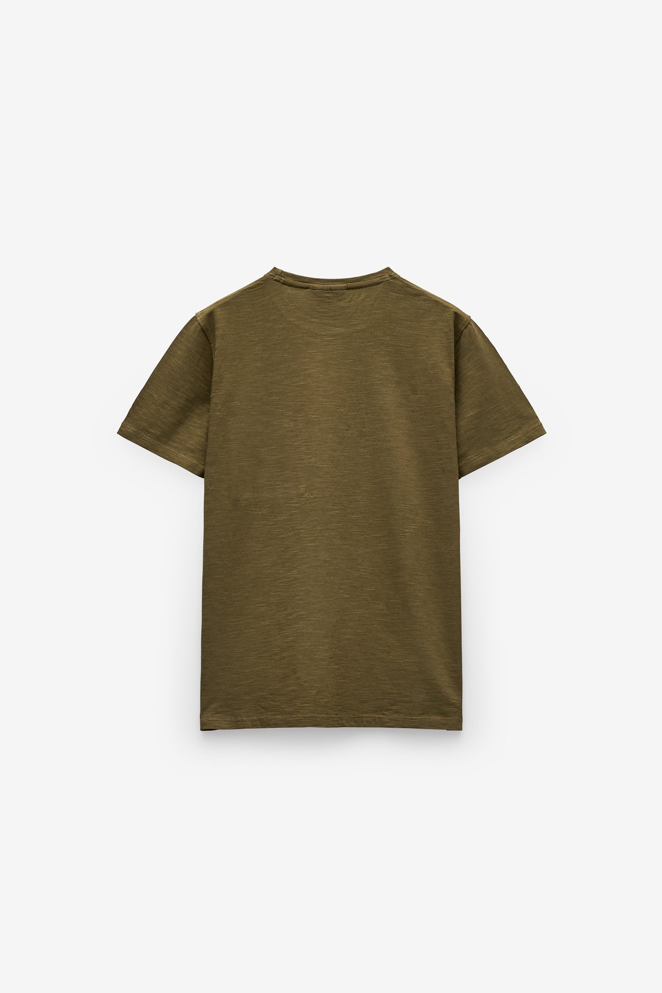 CAMISETA SLUB CON BOLSILLO