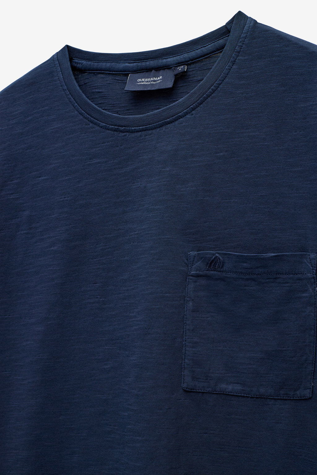 CAMISETA DE SLUB CON BOLSILLO