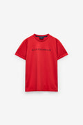 T-SHIRT BÁSICA COM PRINT QUEBRAMAR