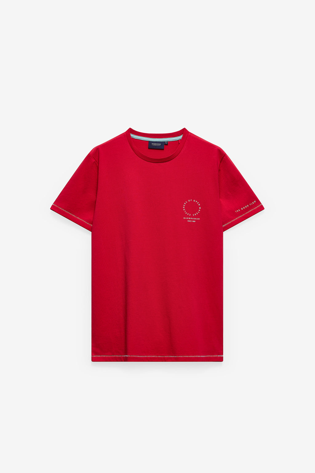 T-SHIRT COM PRINT OPEN WATER