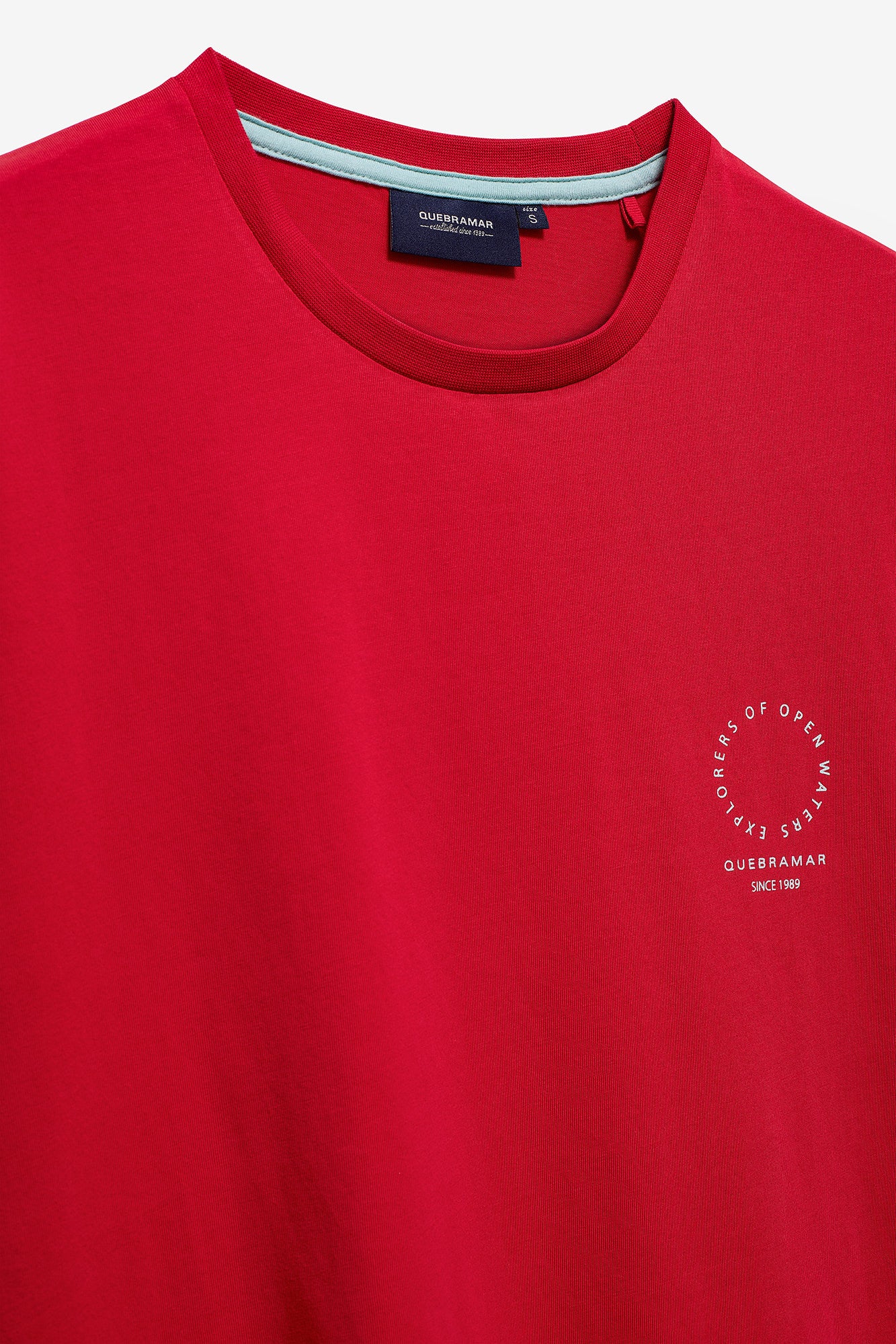 T-SHIRT COM PRINT OPEN WATER