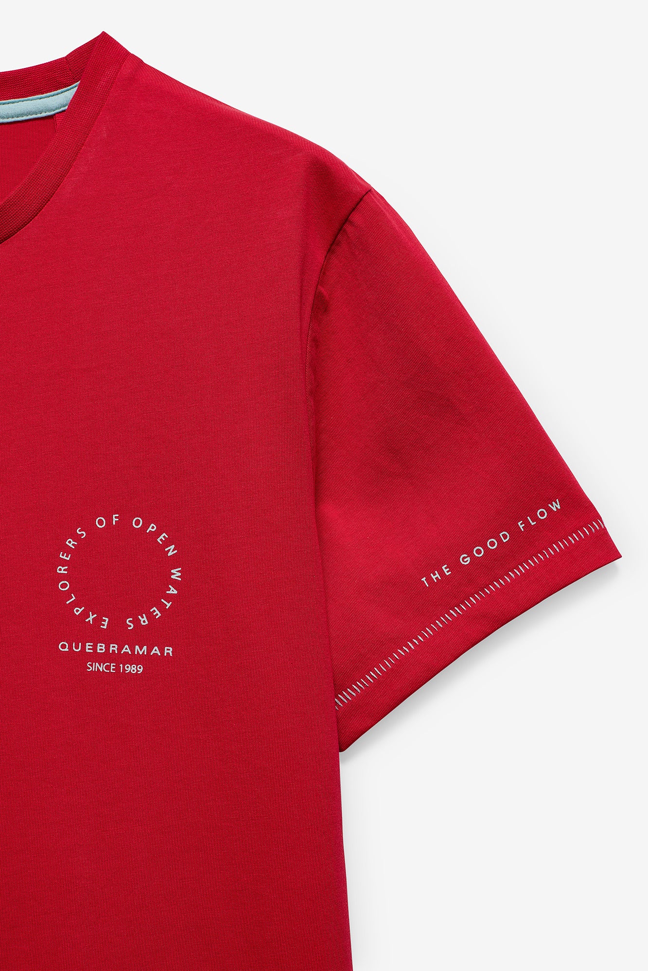 T-SHIRT COM PRINT OPEN WATER