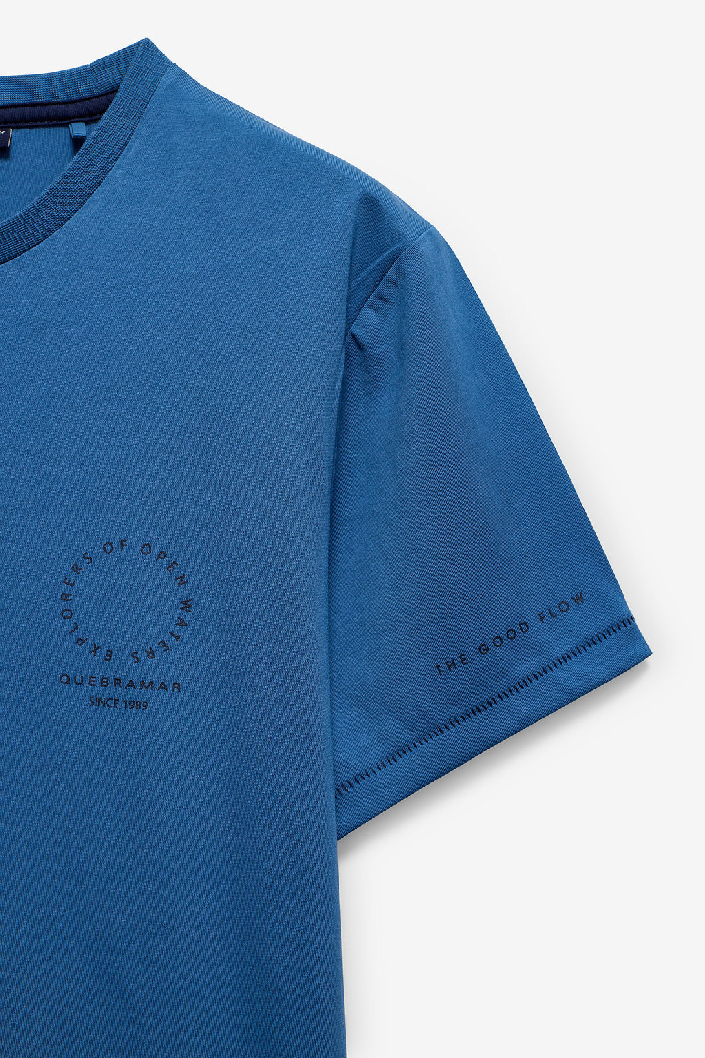 T-SHIRT COM PRINT OPEN WATER