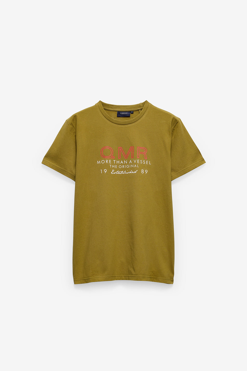 CAMISETA CON ESTAMPADO Y ETIQUETA
