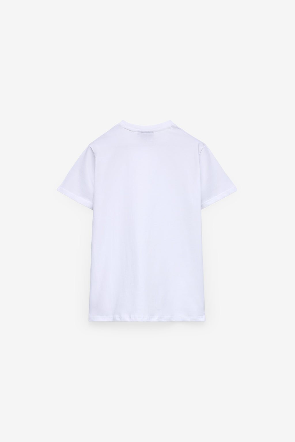 CAMISETA CON ESTAMPADO TEXTUAL EN CONTRASTE