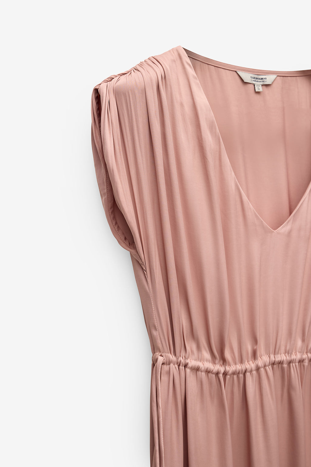 VESTIDO FLUÍDO COM ATILHOS
