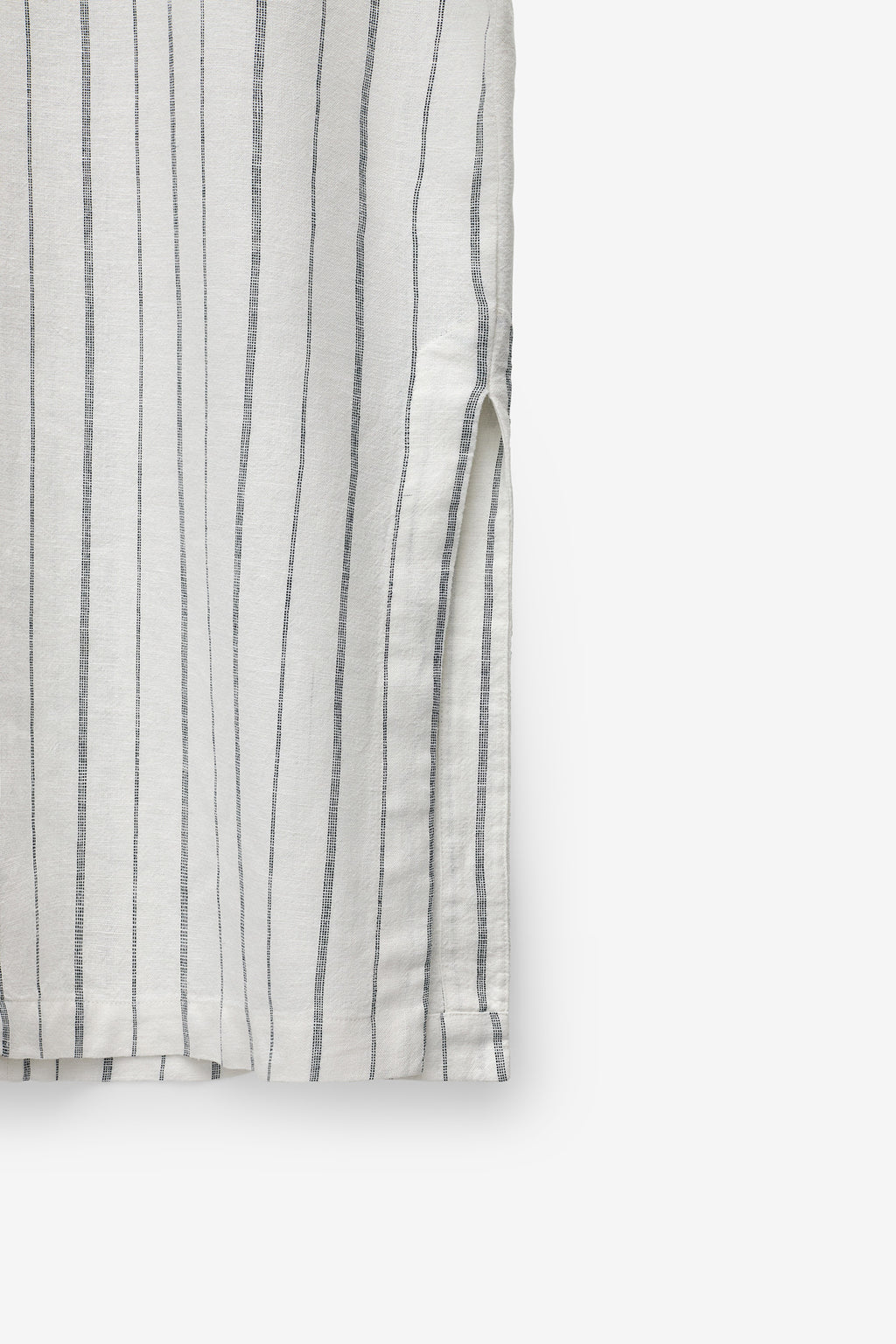 TÚNICA LOOSE FIT DE LINHO ÀS RISCAS