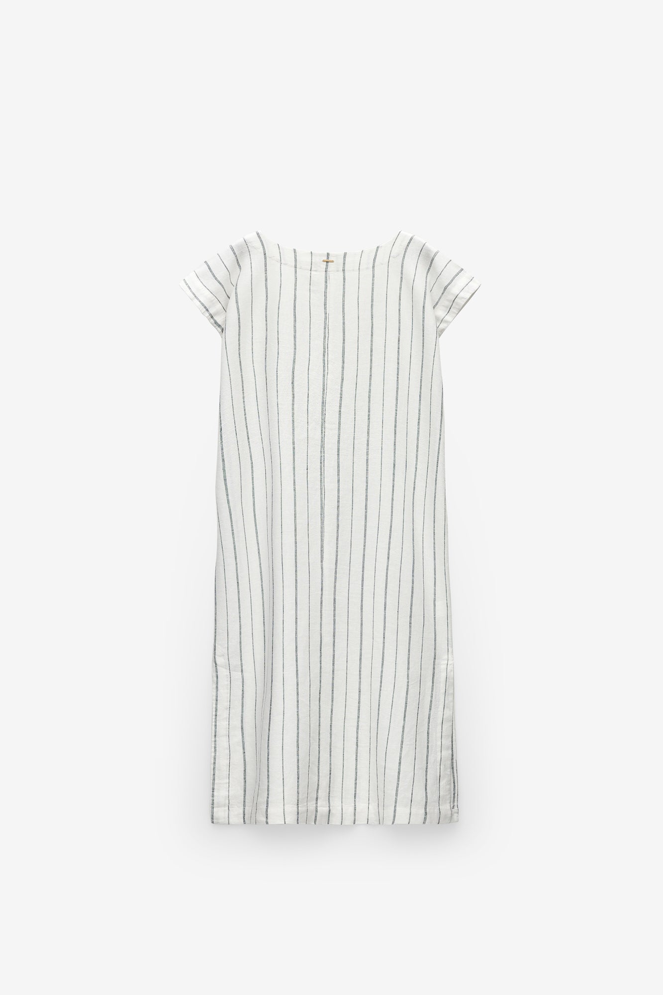 TÚNICA LOOSE FIT DE LINHO ÀS RISCAS