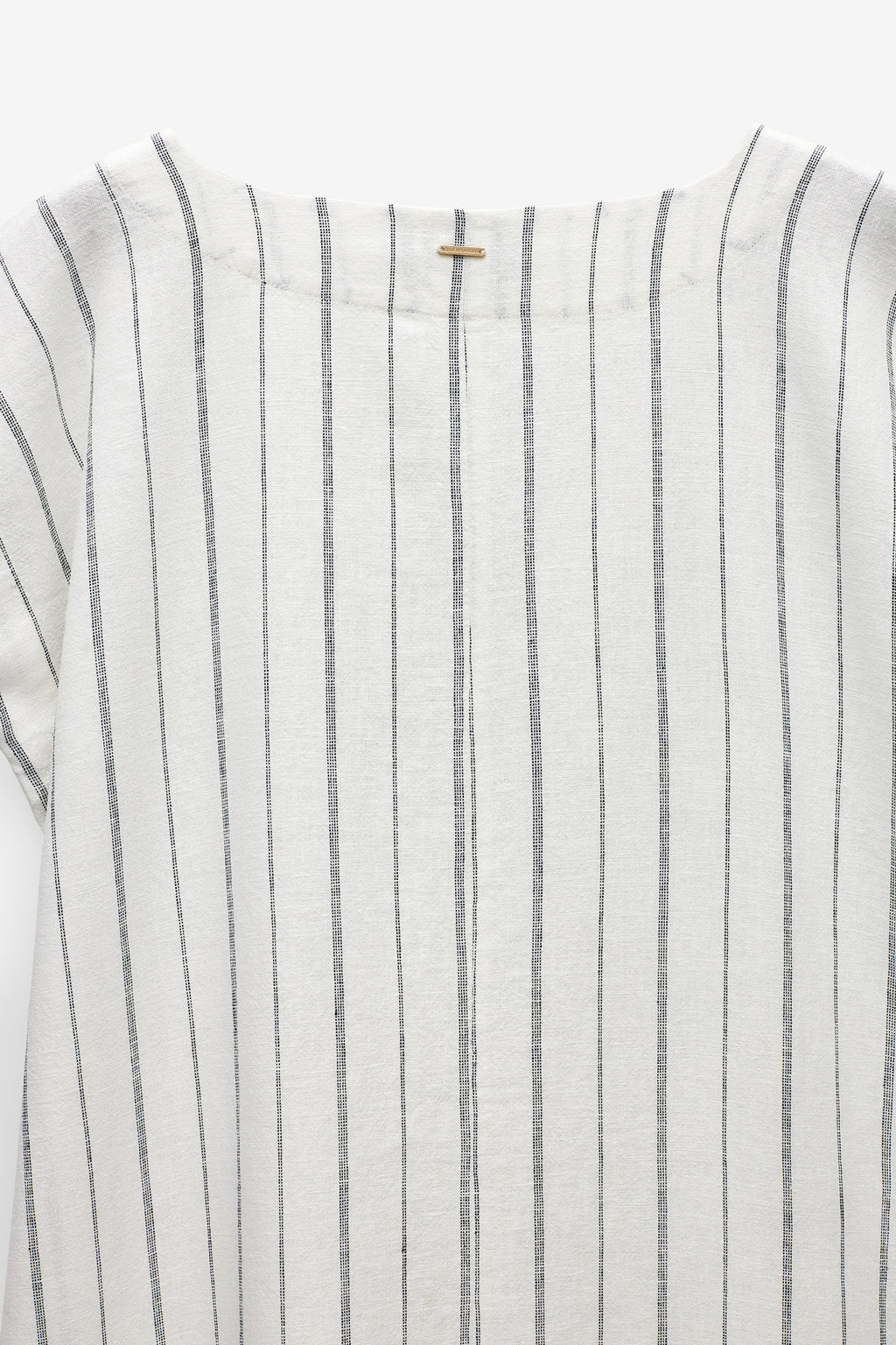 TÚNICA LOOSE FIT DE LINHO ÀS RISCAS