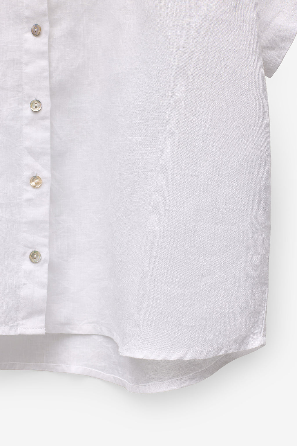 CAMISA SRA 100% LINO MANGA CORTA