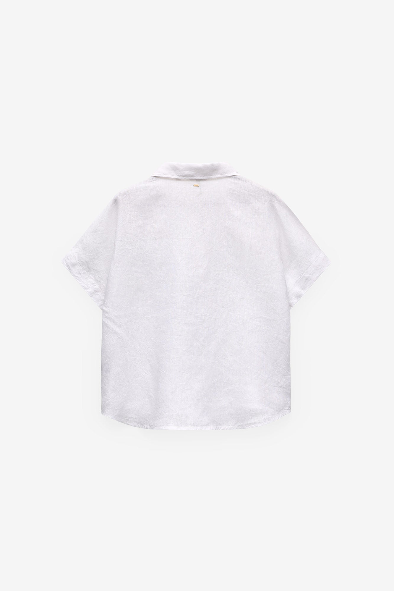 CAMISA 100% LINHO MANGA CURTA