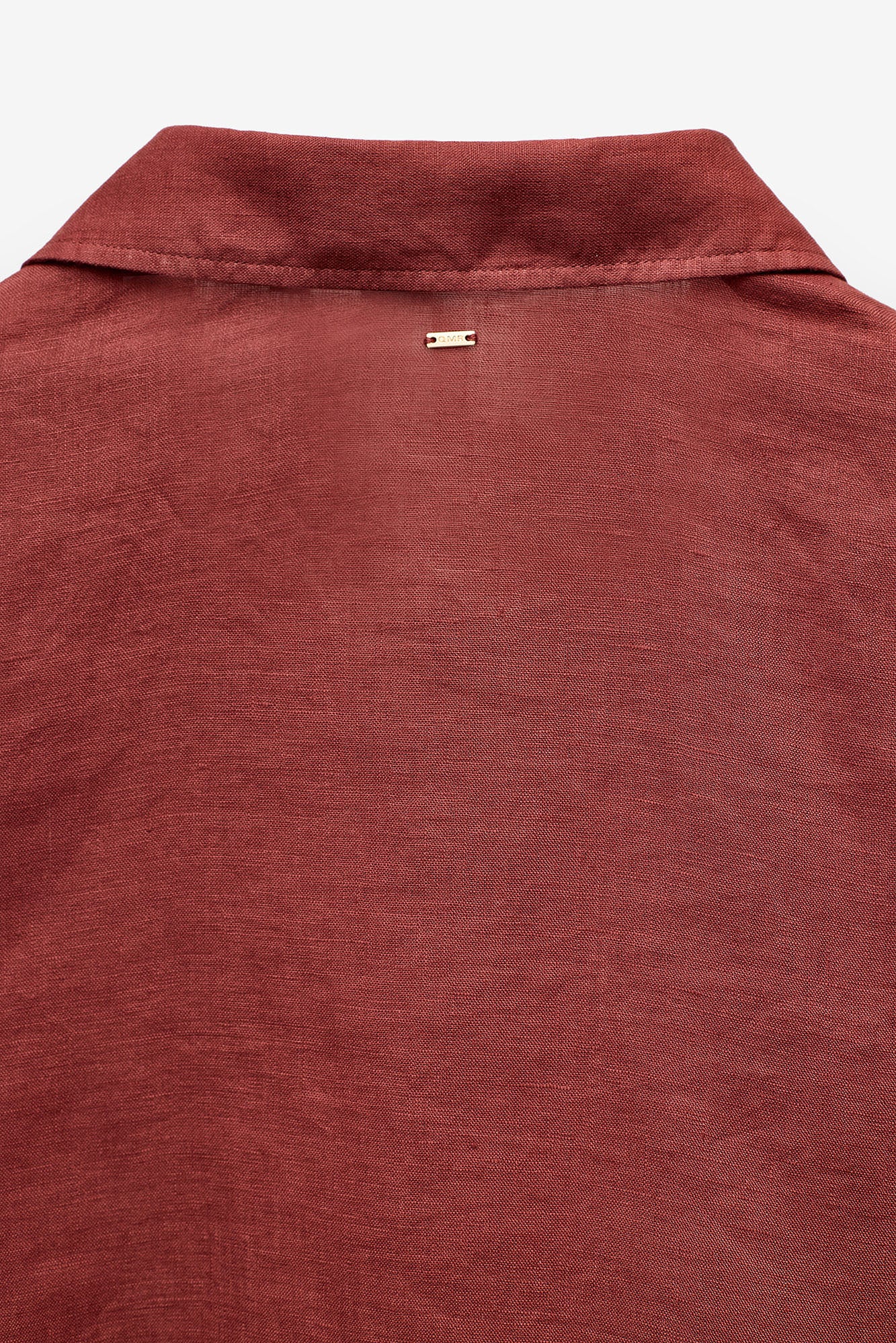 CAMISA 100% LINHO MANGA CURTA