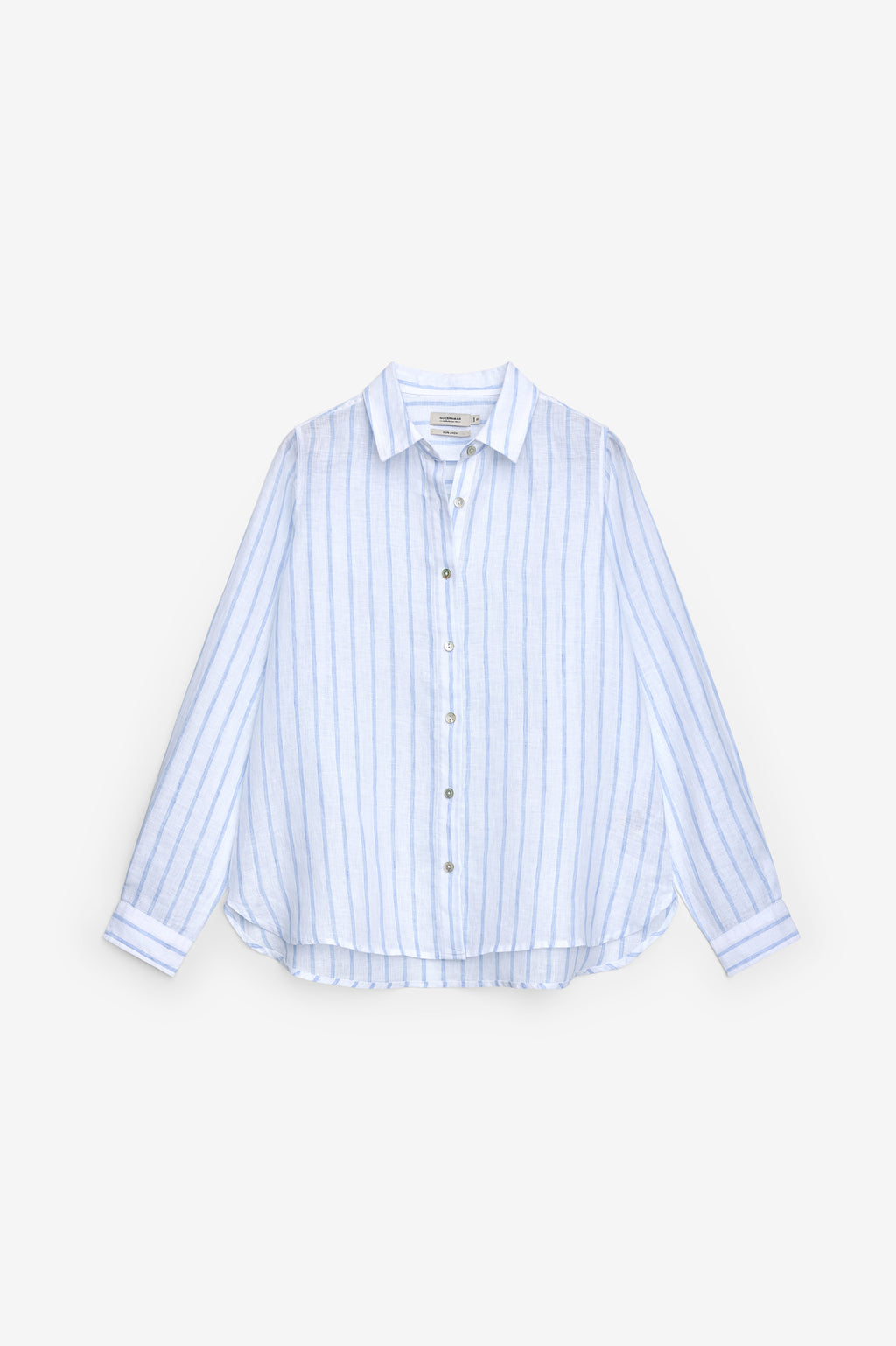 CAMISA DE LINO A RAYAS