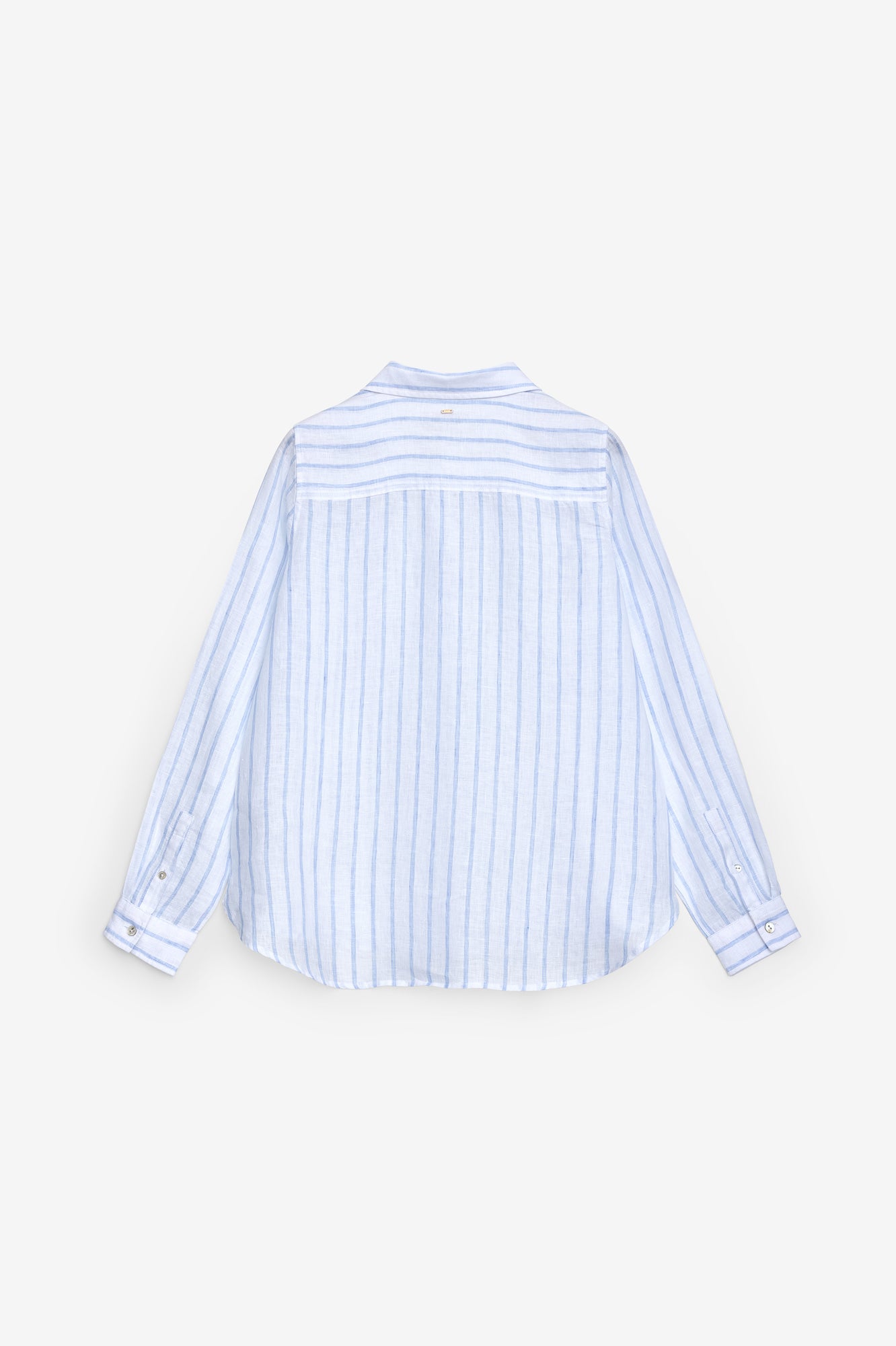 CAMISA DE LINO A RAYAS