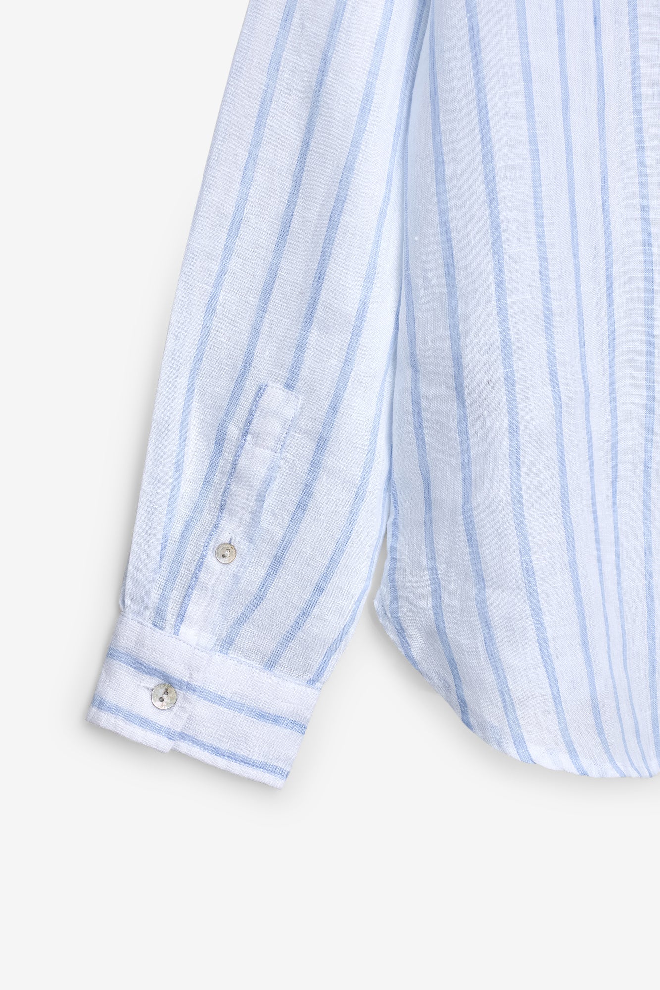 CAMISA DE LINO A RAYAS