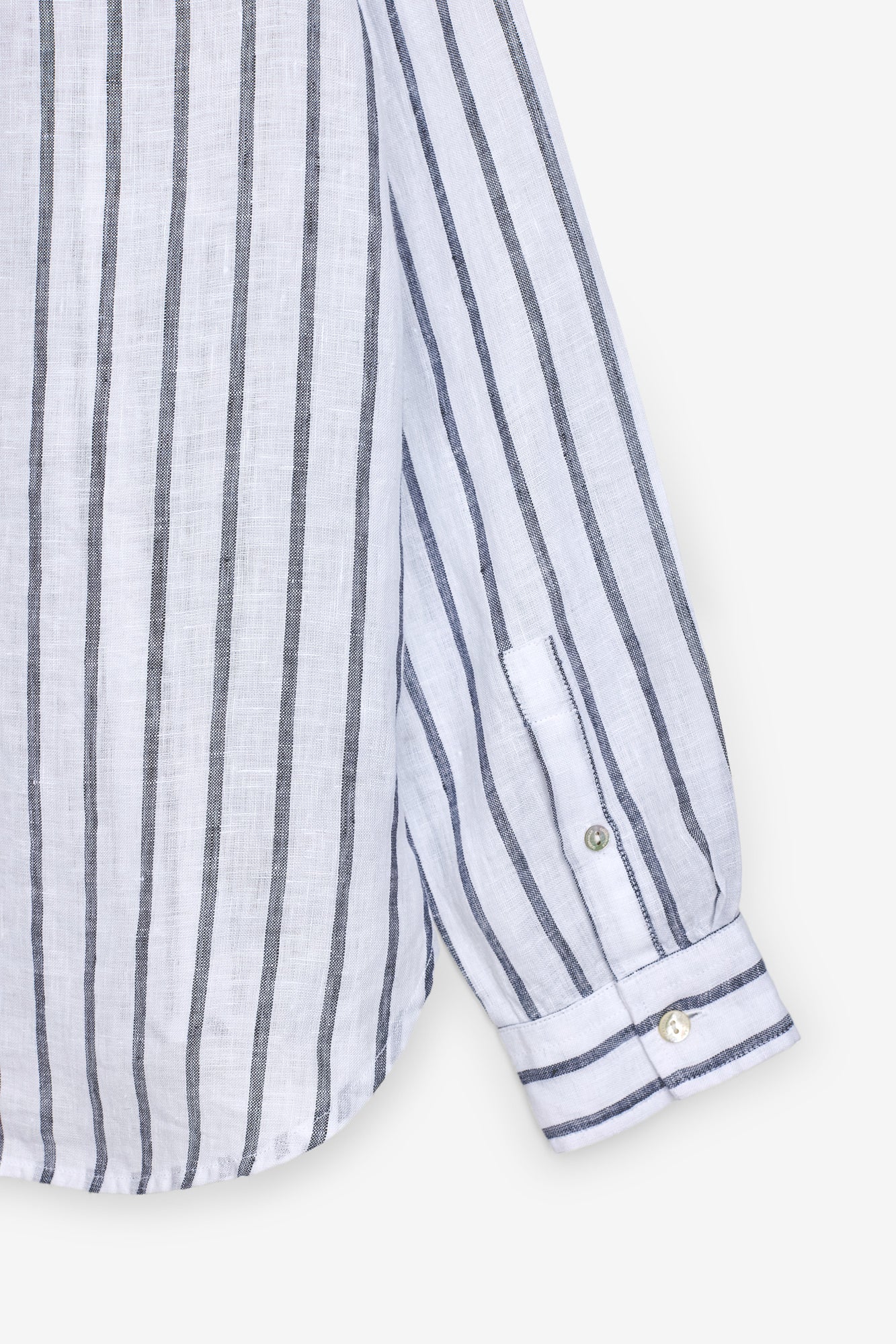CAMISA DE LINHO COM RISCAS