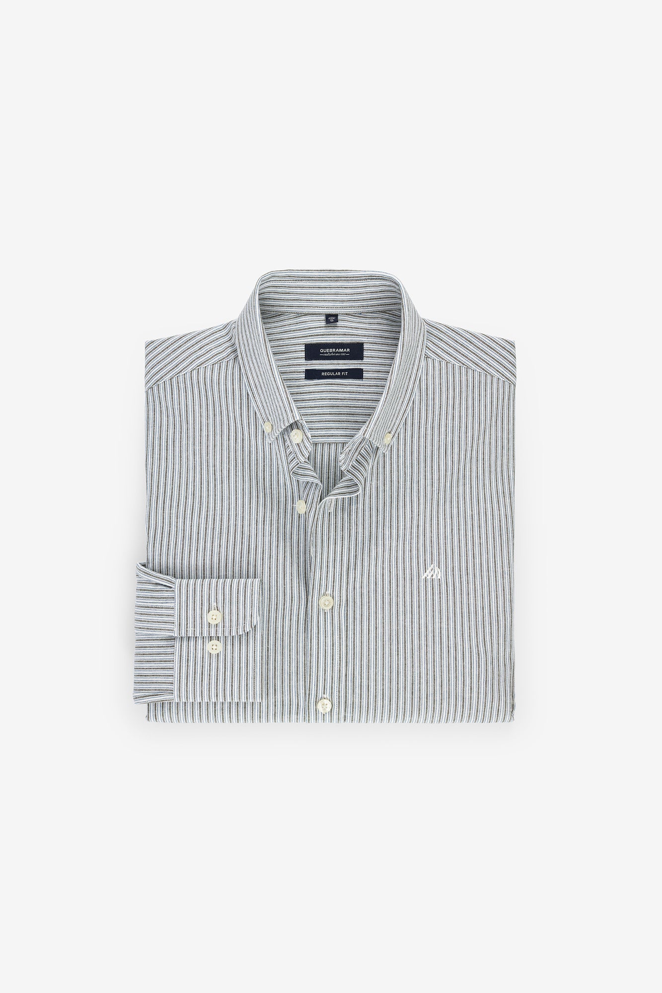 CAMISA COM RISCAS A DUAS CORES