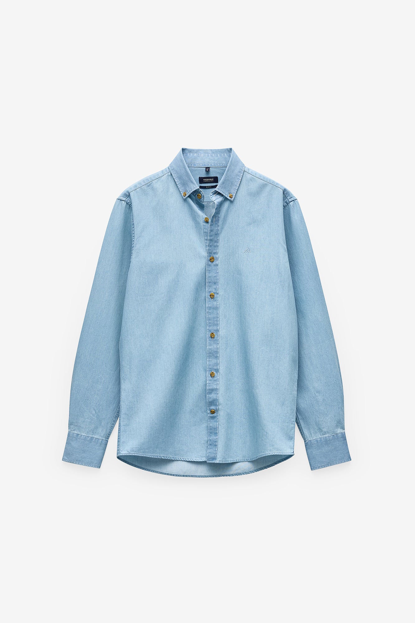 CAMISA SLIM FIT EM GANGA LEVE