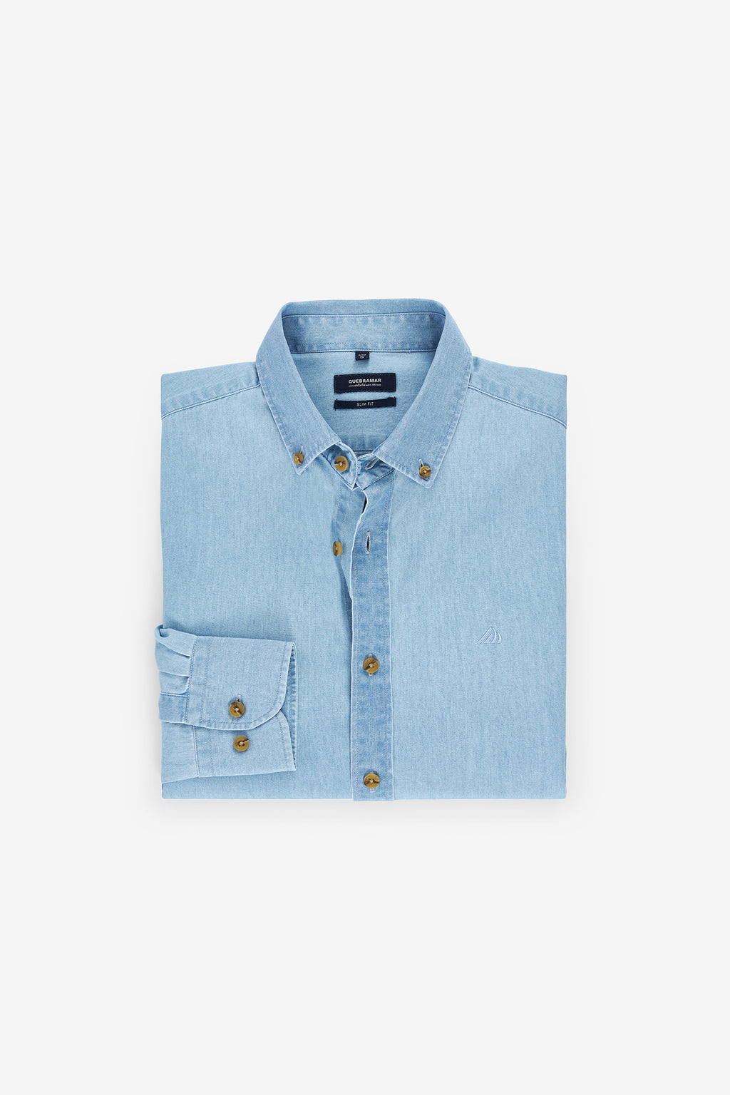CAMISA SLIM FIT EM GANGA LEVE