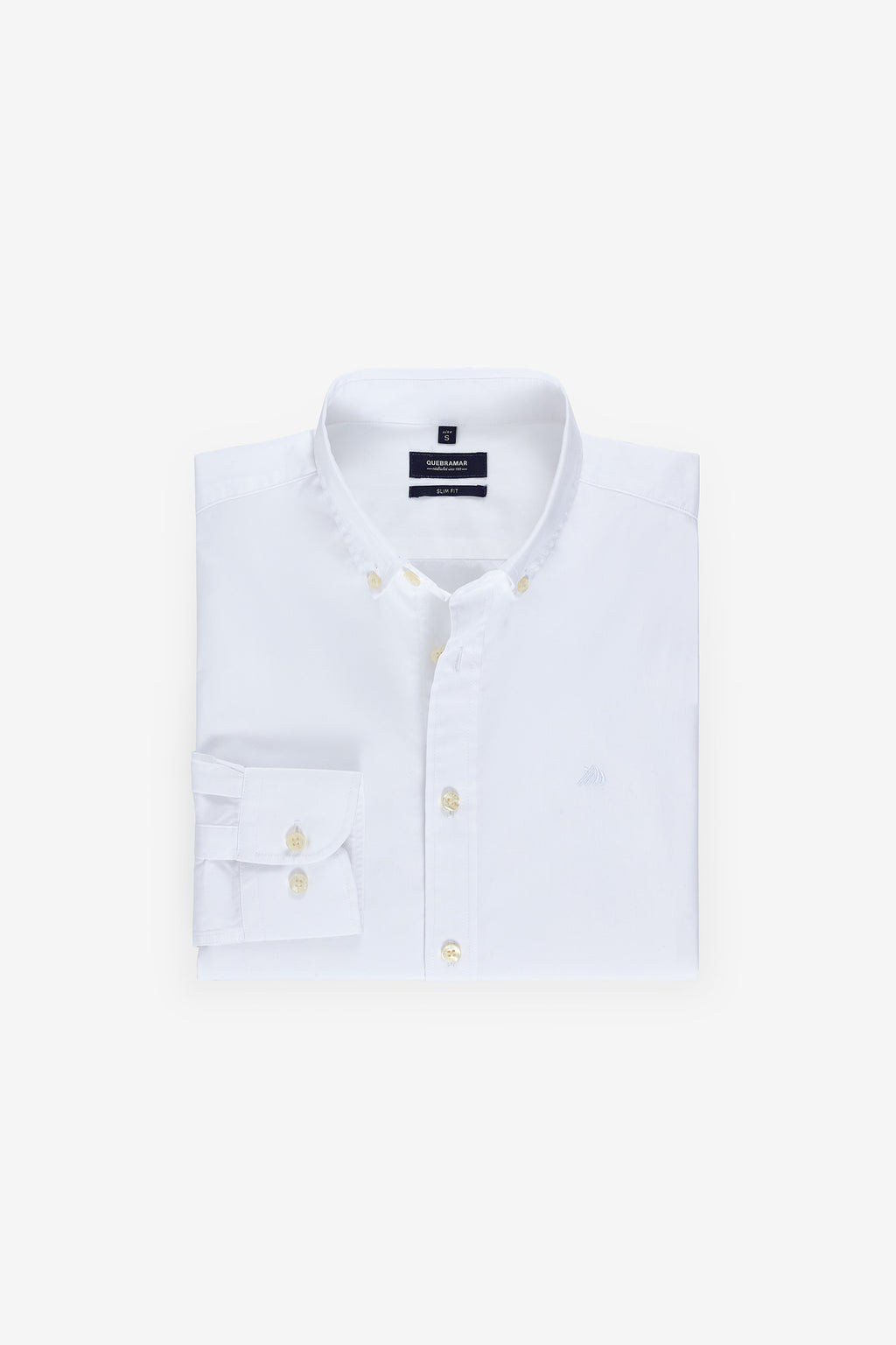 CAMISA BÁSICA EM POPELINA SLIM FIT