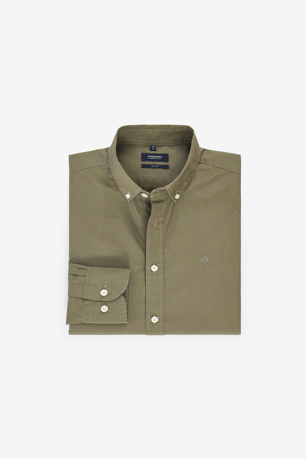 CAMISA BÁSICA EM POPELINA SLIM FIT