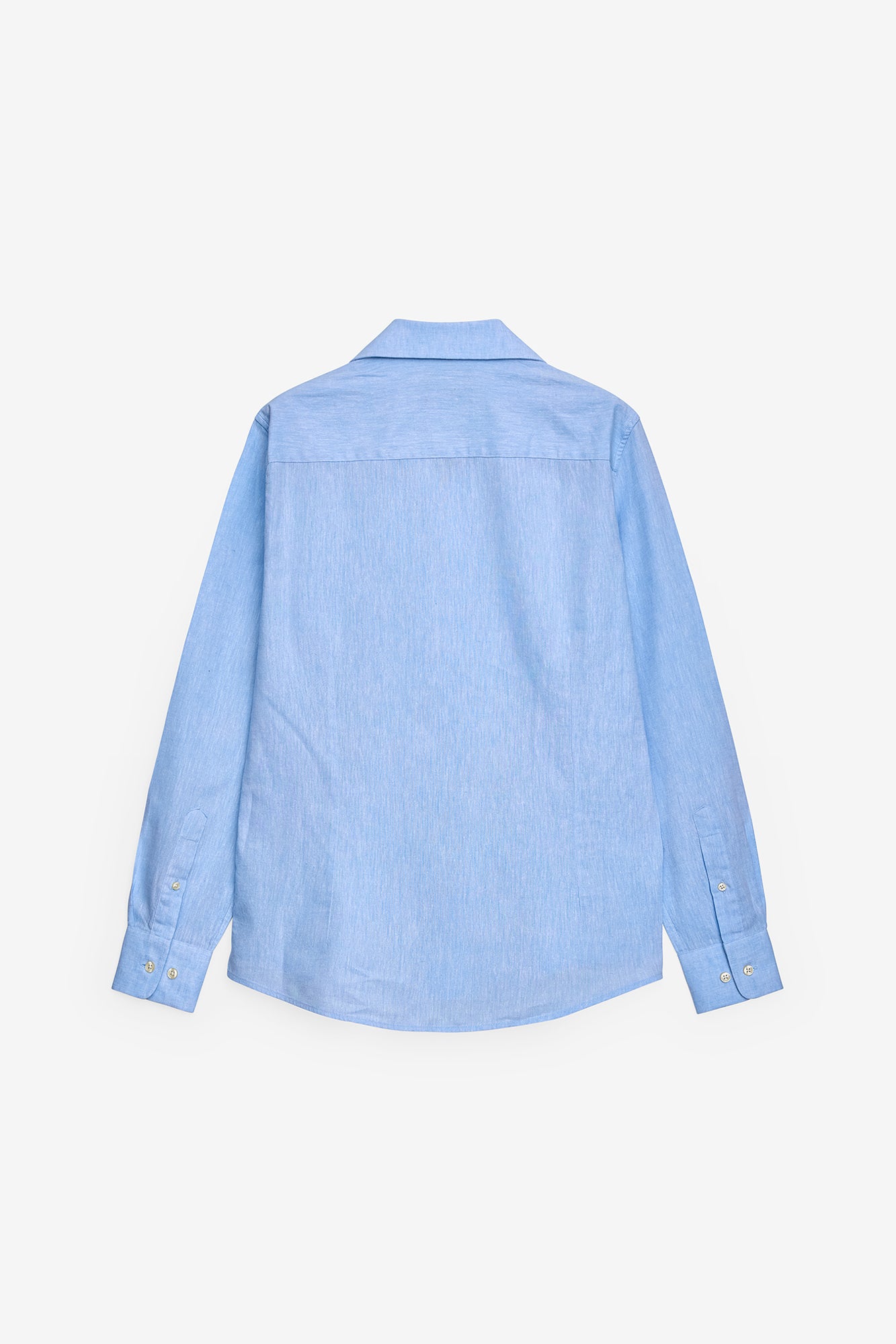 CAMISA BÁSICA EM ALGODÃO E LINHO