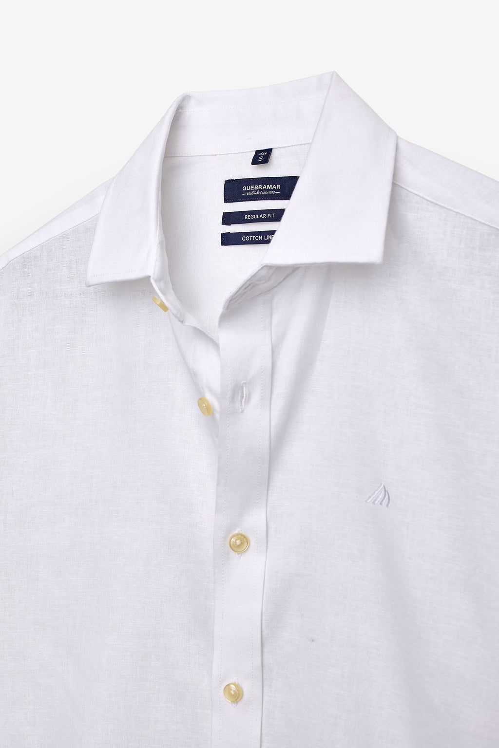 CAMISA BÁSICA DE ALGODÓN Y LINO