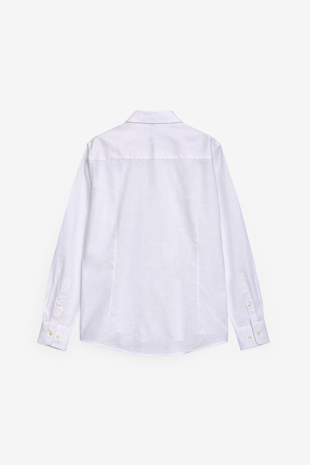 CAMISA BÁSICA DE ALGODÓN Y LINO